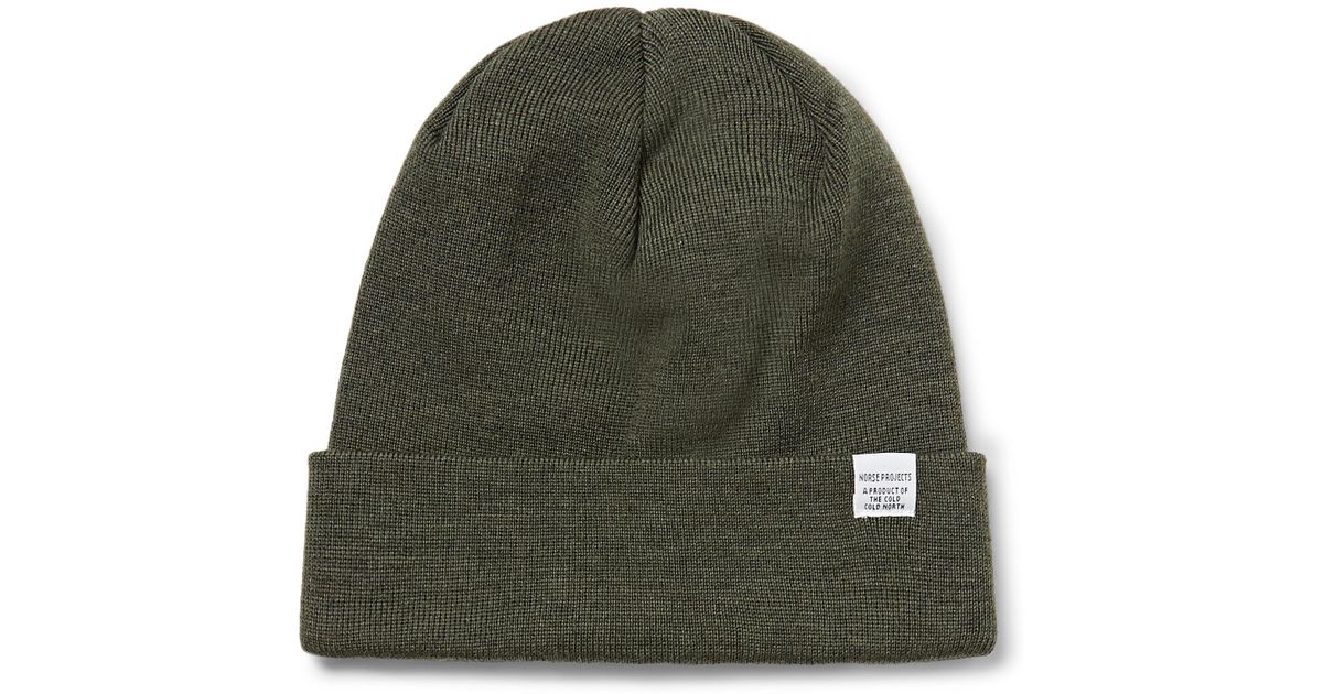 norse projects merino beanie