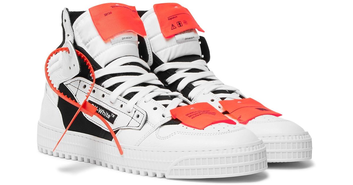 off white court high top