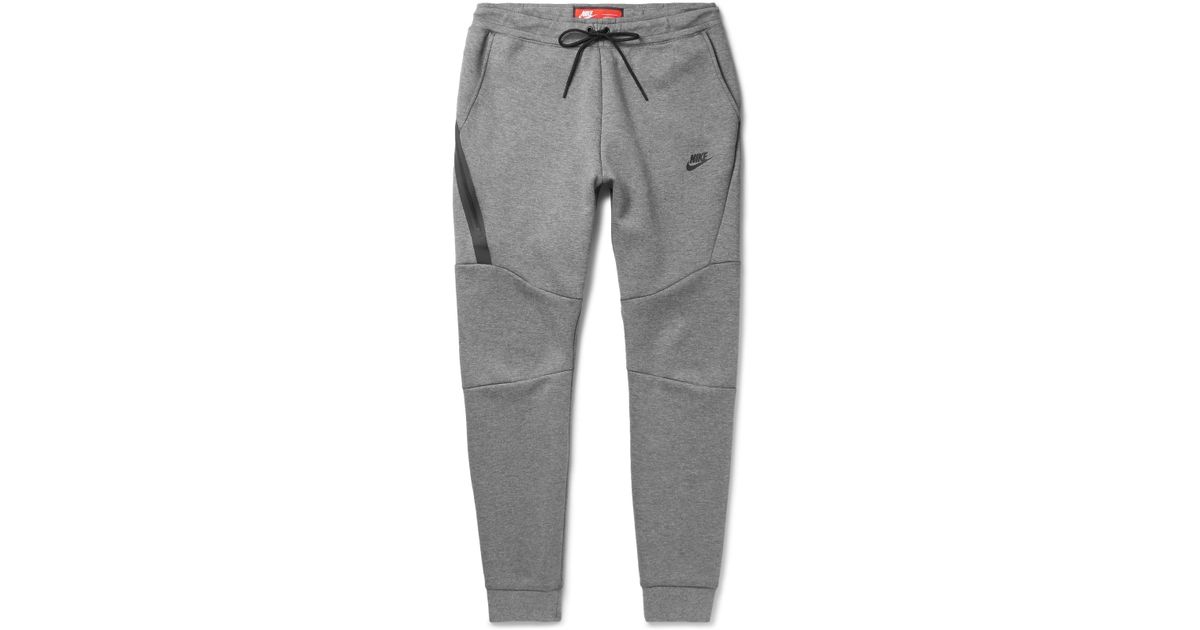 fleece tapered sweatpants