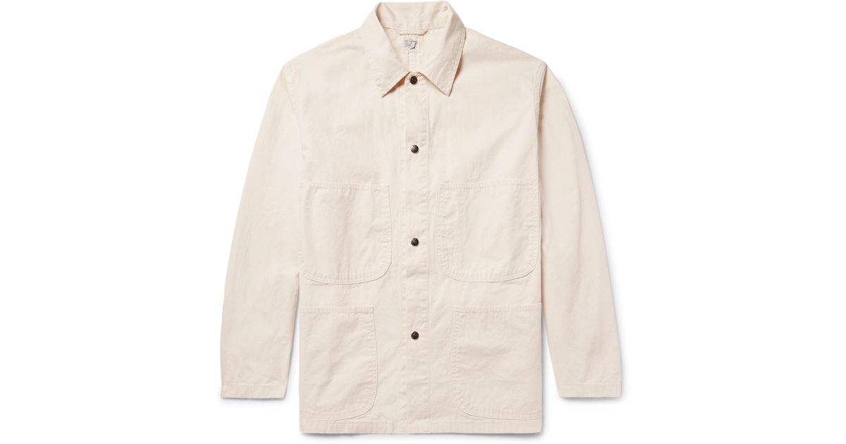 cream chore jacket