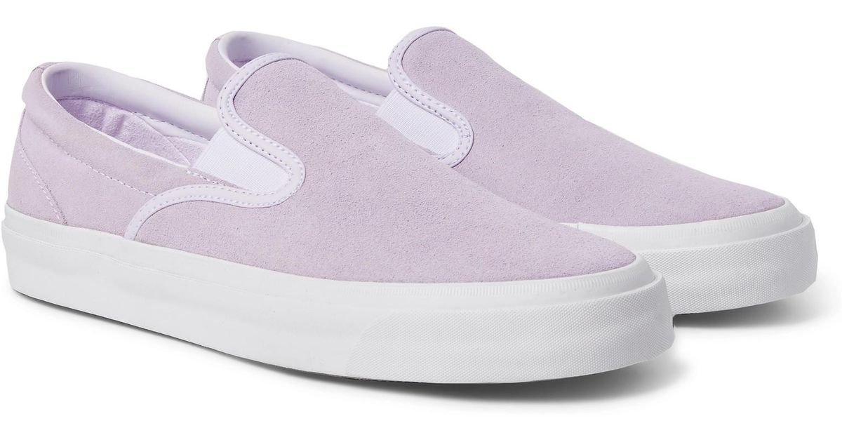 lilac suede converse