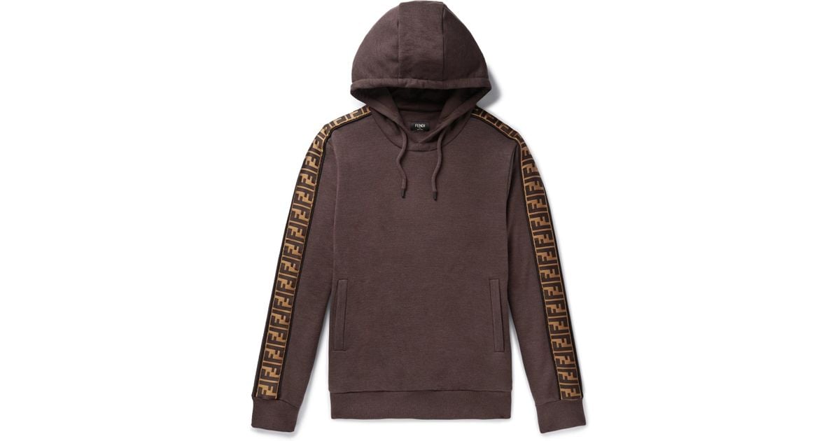 fendi brown hoodie