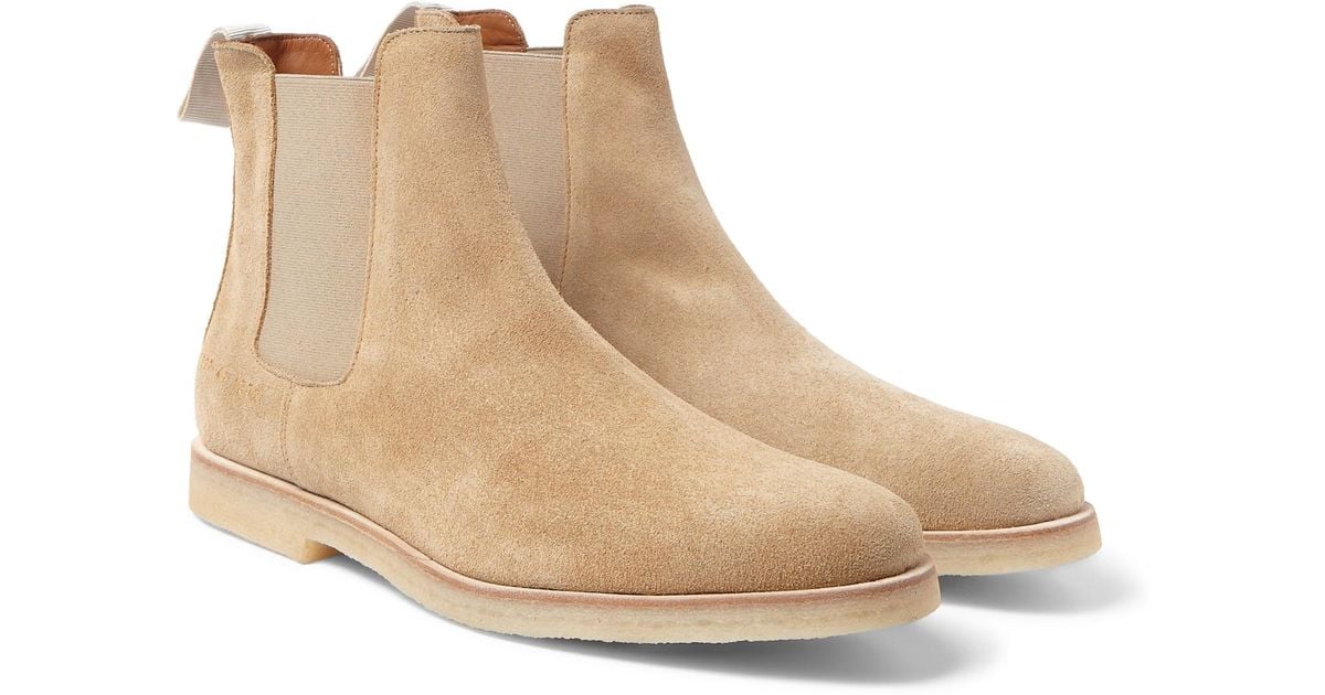 common projects sand chelsea boot