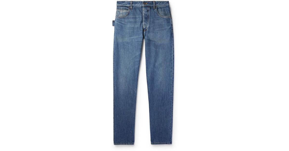 Bottega Veneta Denim Straight-leg Jeans in Blue for Men | Lyst