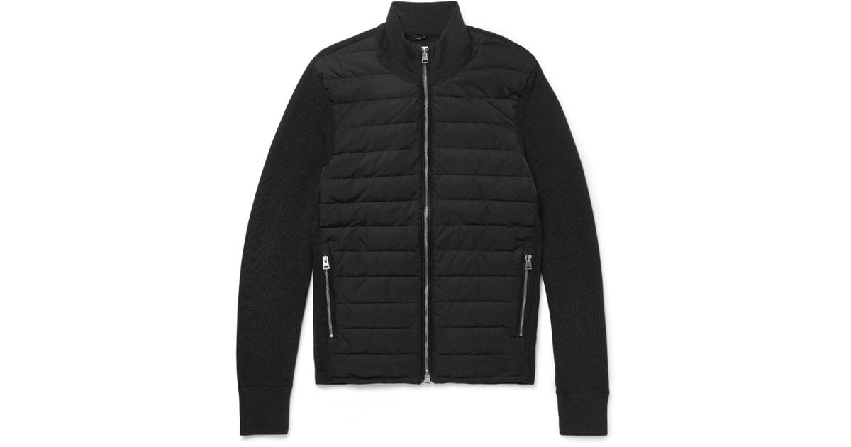 Tom ford quilted shell and wool jacket Clearance