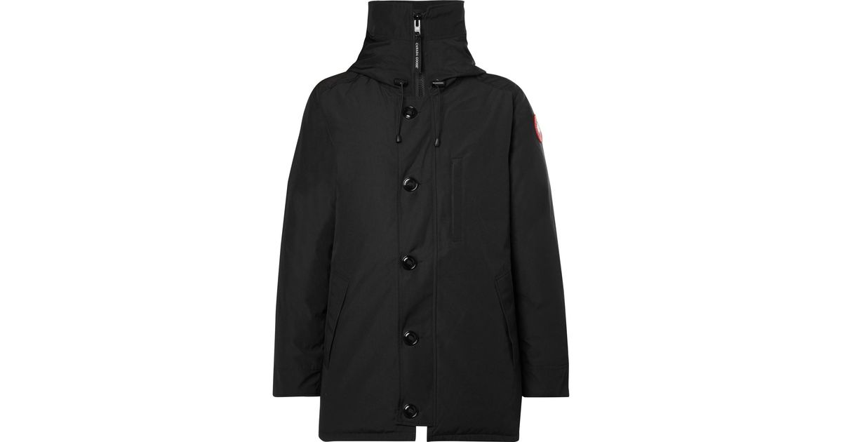 chateau shell hooded down parka