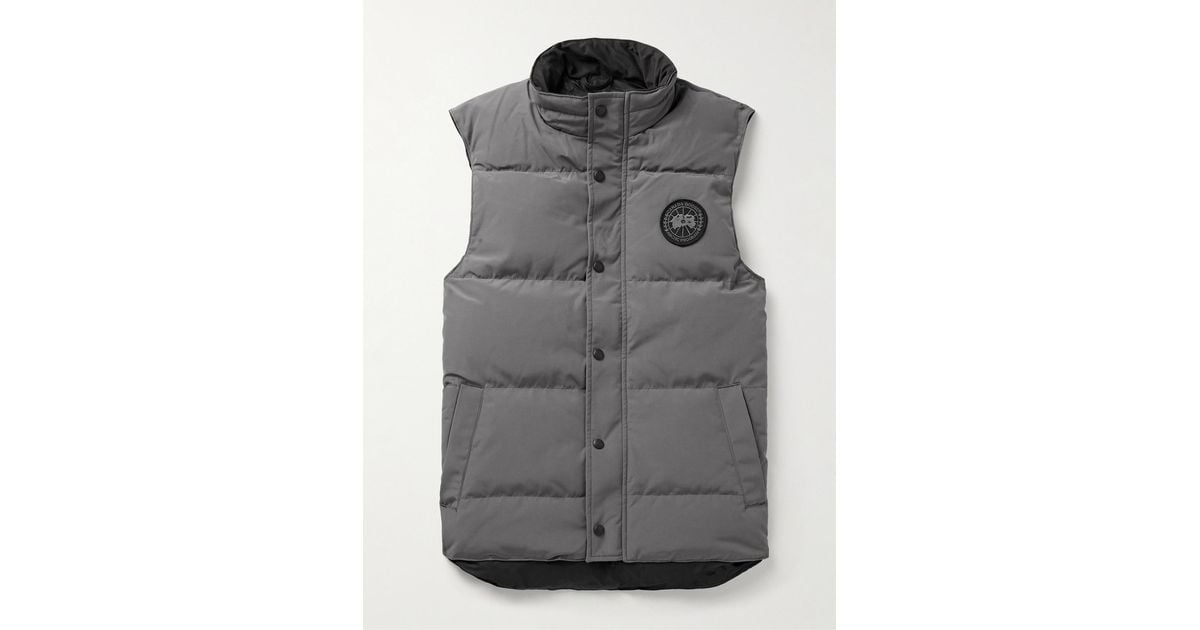 Grey canada goose gilet sale