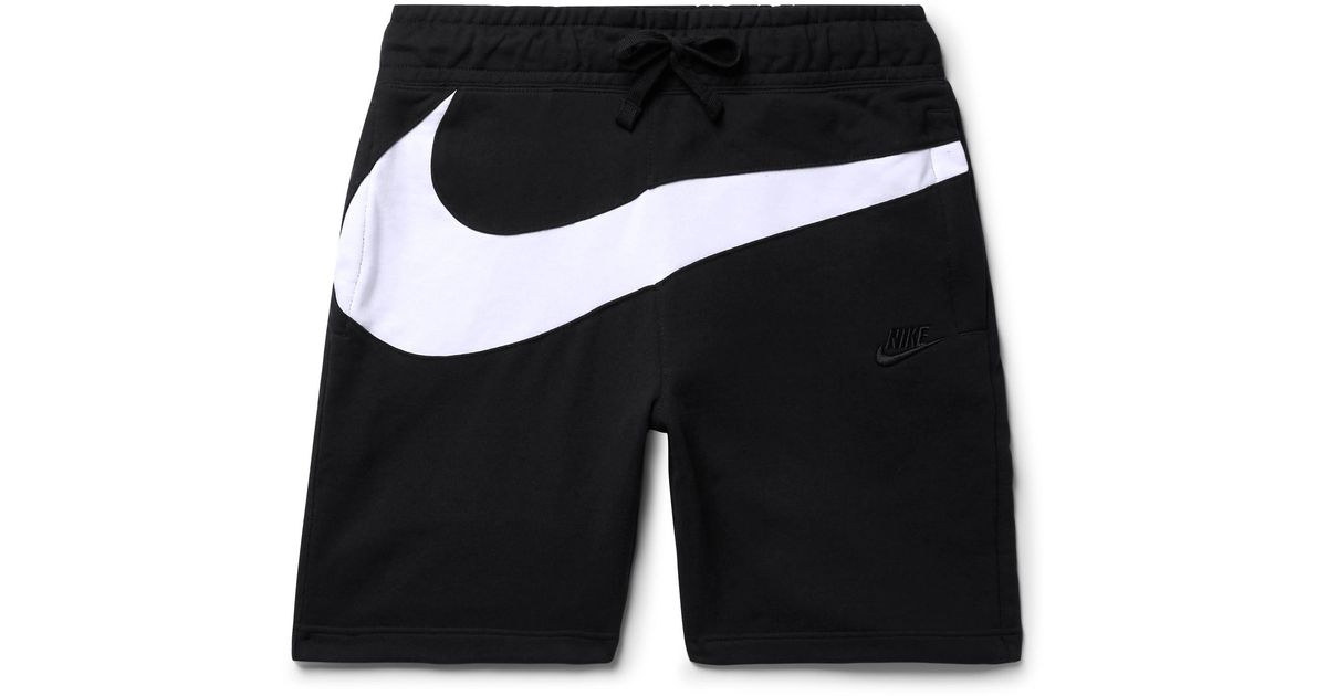 nike black jersey shorts