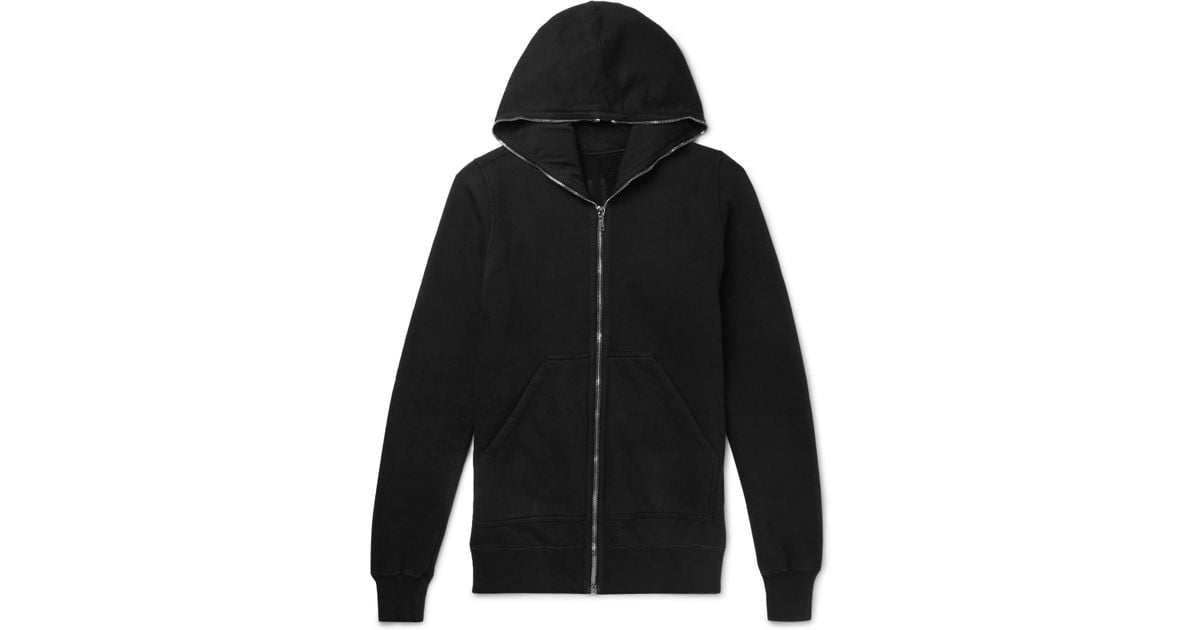 slim fit black zip up hoodie