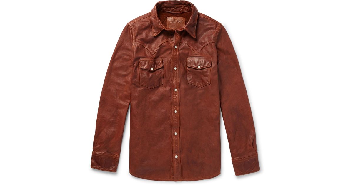 jean shop leather jacket