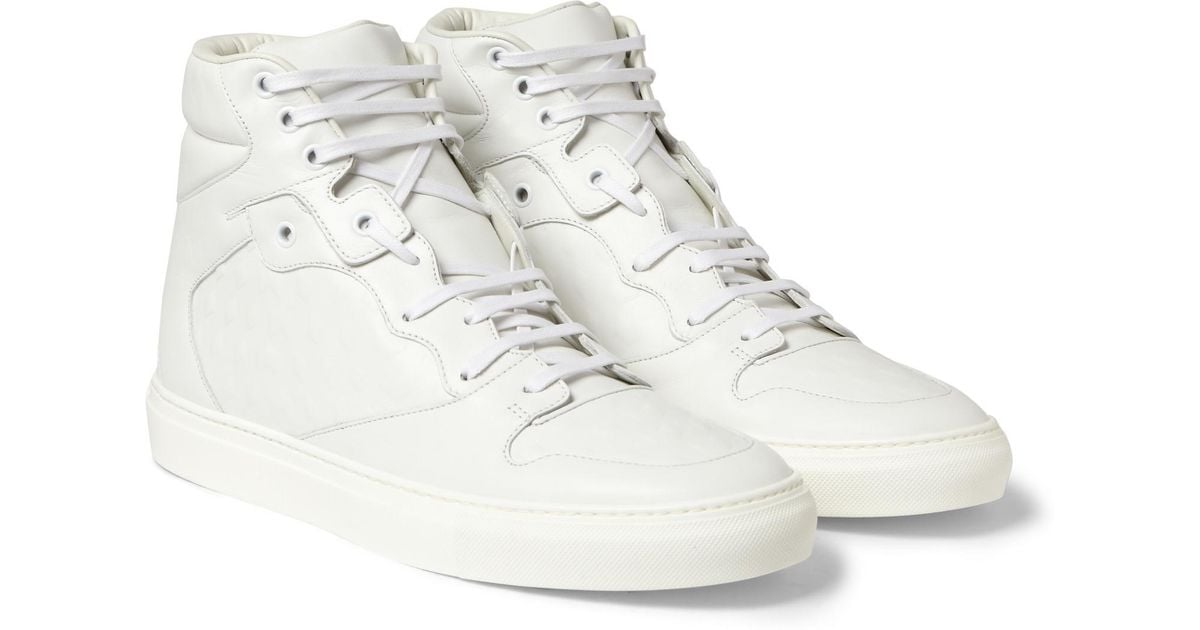 Balenciaga Embossed Leather High Top 