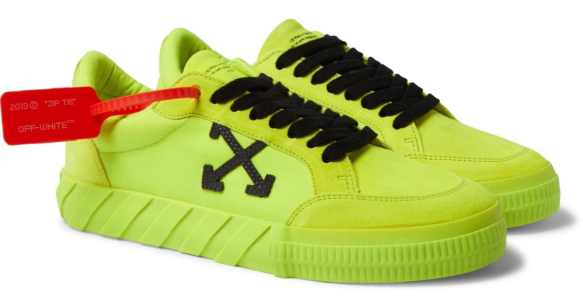 Off white neon shoes cheap