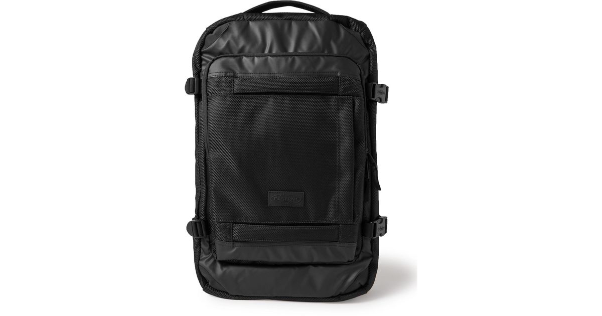 Eastpak Tranzpack Cnnct Coated-canvas Backpack in Black for Men | Lyst