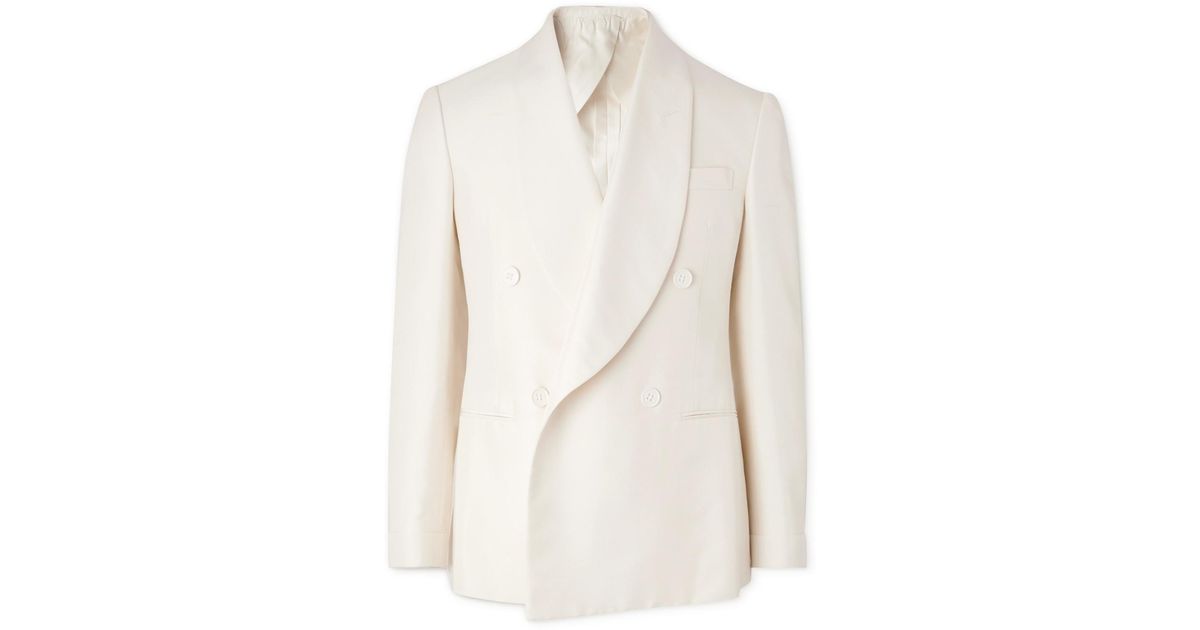 Ralph Lauren Purple Label Shawlcollar Doublebreasted Silk Tuxedo