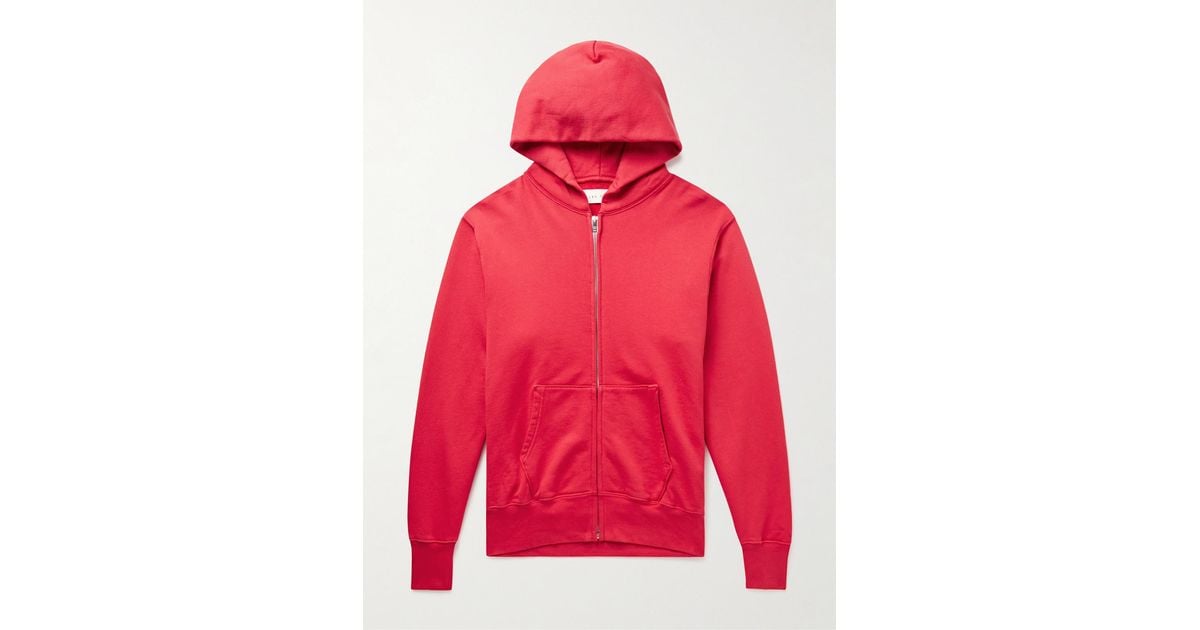 Red Hoodie Jacket without Zipper – Cutton Garments