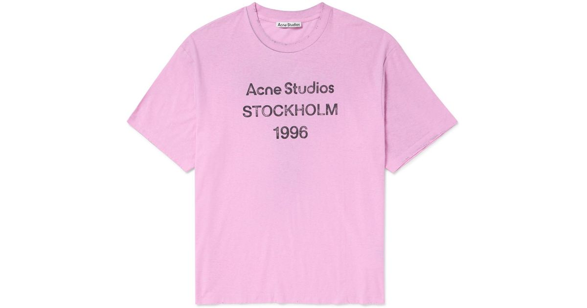【Acne Studios】Exford Vintage Tシャツ（Plum Purple） Exford U Vintage T-Shirt