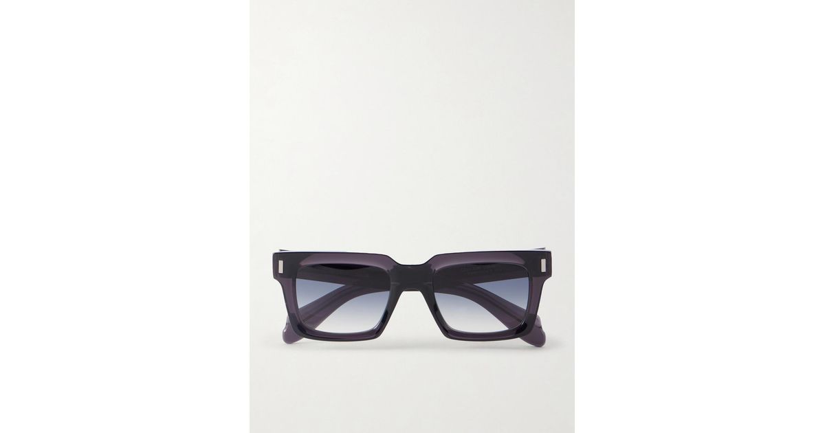 Cutler and Gross 9386 Square-Frame Acetate Sunglasses in Blue for Men ...