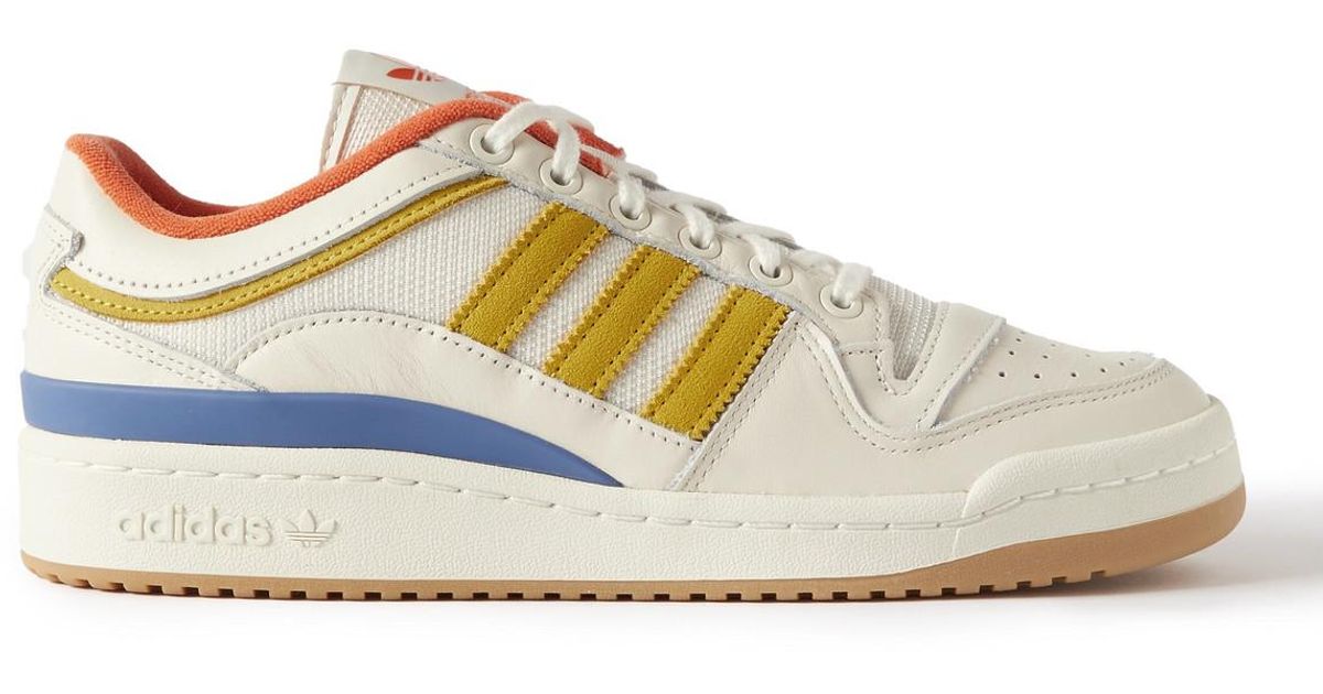 adidas Originals Wood Wood Forum Low Leather in White for Men | Lyst