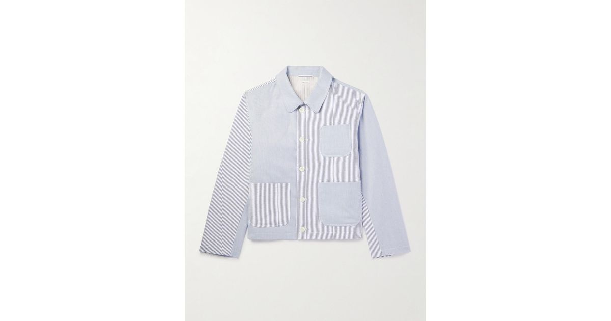Seersucker shop bomber jacket