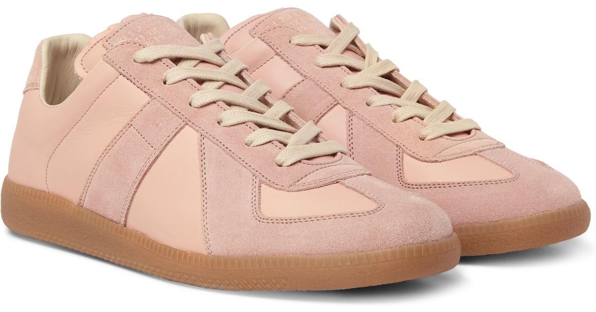 pink maison margiela sneakers