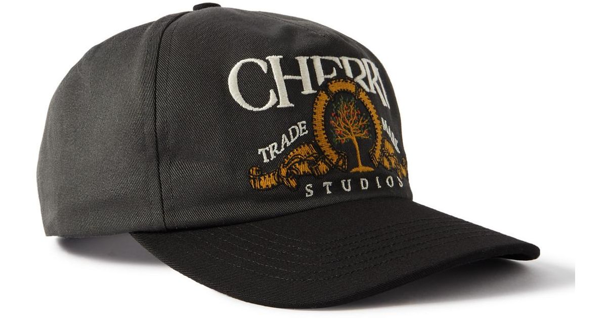CHERRY LA Logo-embroidered Two-tone Cotton-twill Baseball  display picture 1