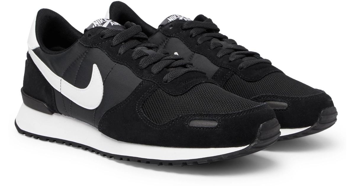 nike air vortex suede nylon and mesh sneakers