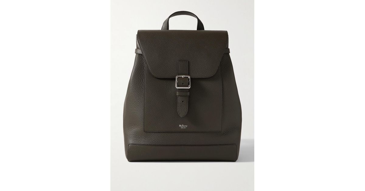 Mulberry Chiltern Full-Grain Leather Backpack in Black for Men 