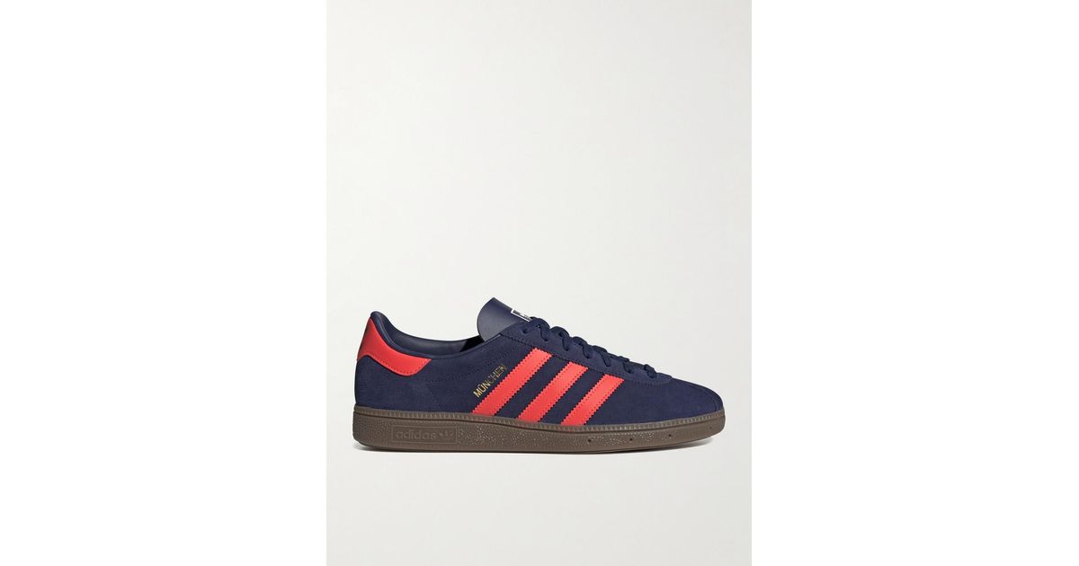 adidas Originals Munchen Shoes in Blue for Men | Lyst UK