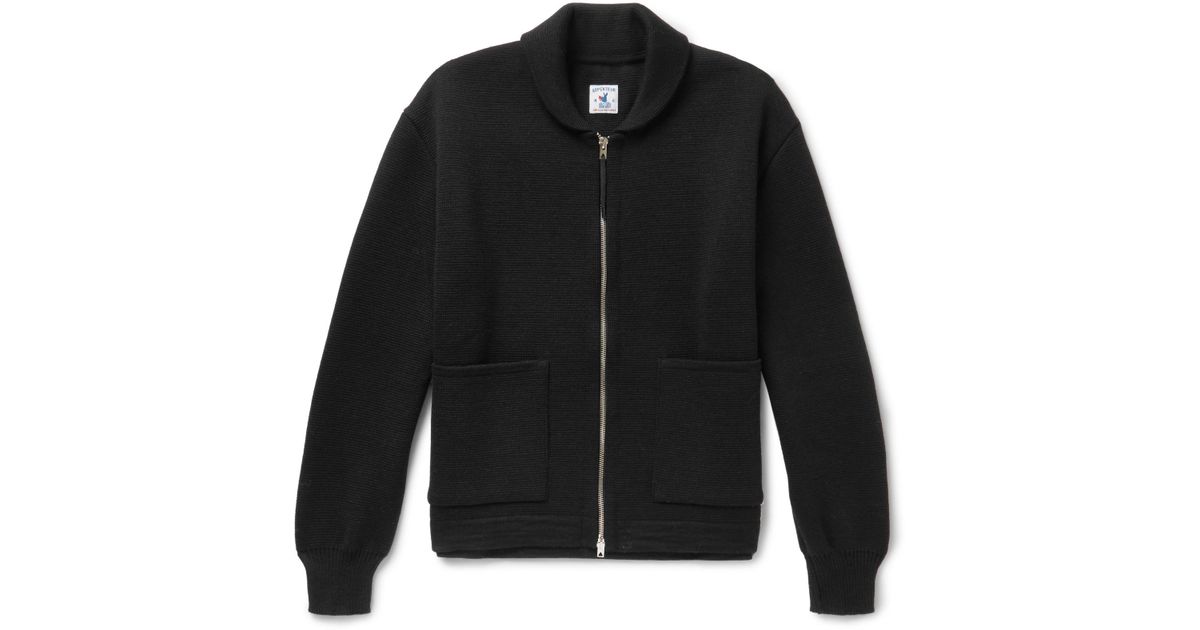 wool zip up cardigan