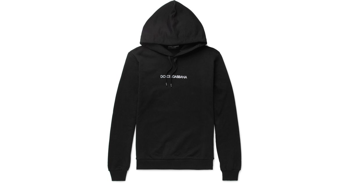 dolce gabbana black hoodie