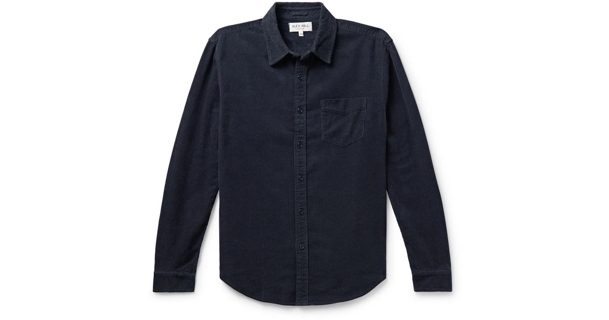 Alex Mill Mill Cotton-corduroy Shirt in Blue for Men | Lyst