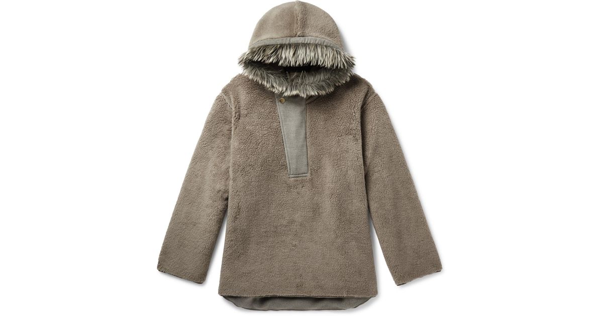 fear of god fur hoodie