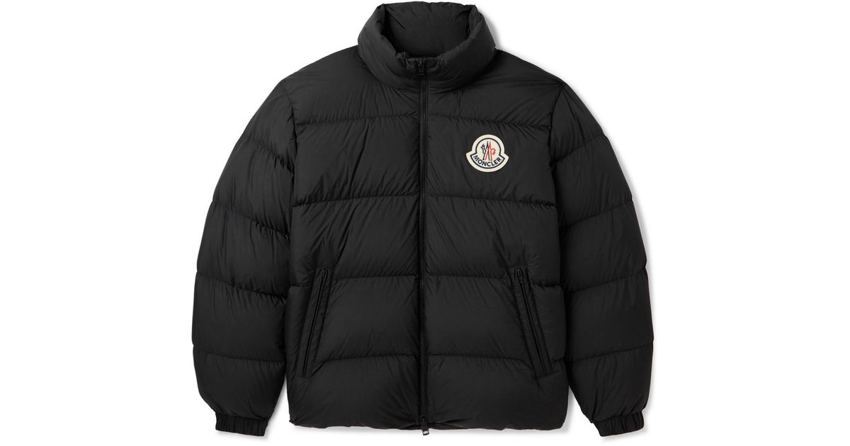 Moncler Citala Logo-appliquéd Quilted Shell Down Jacket in Black for ...