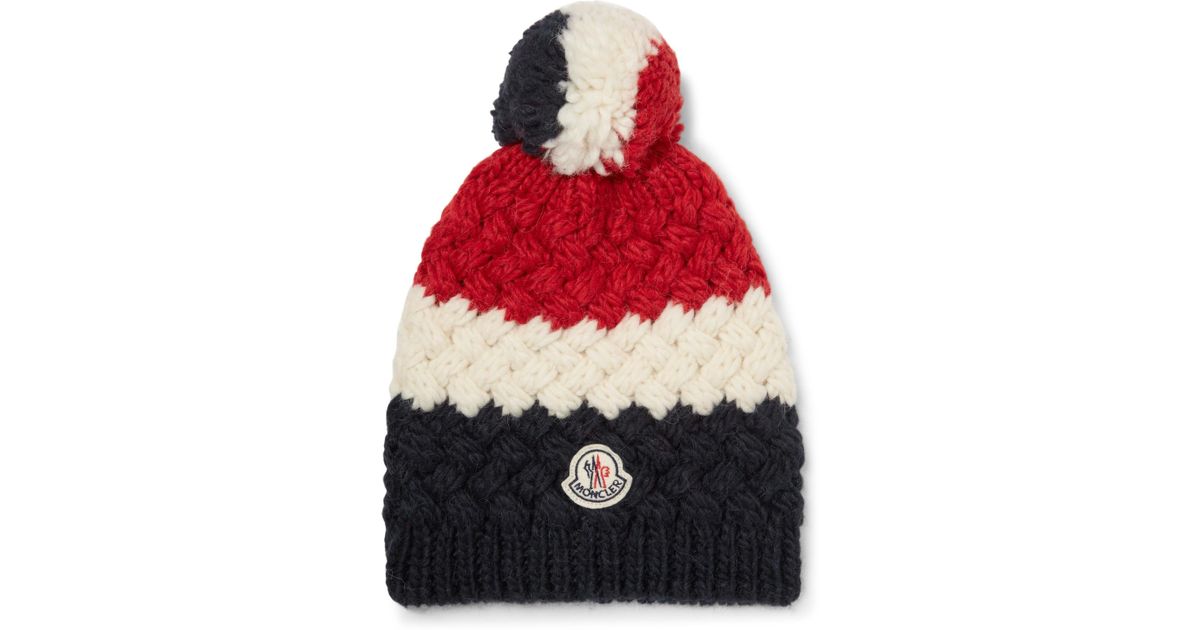 moncler bobble hat men