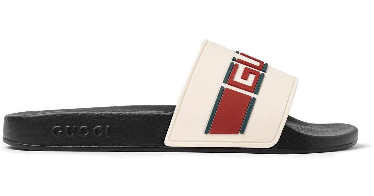 gucci slides stripes