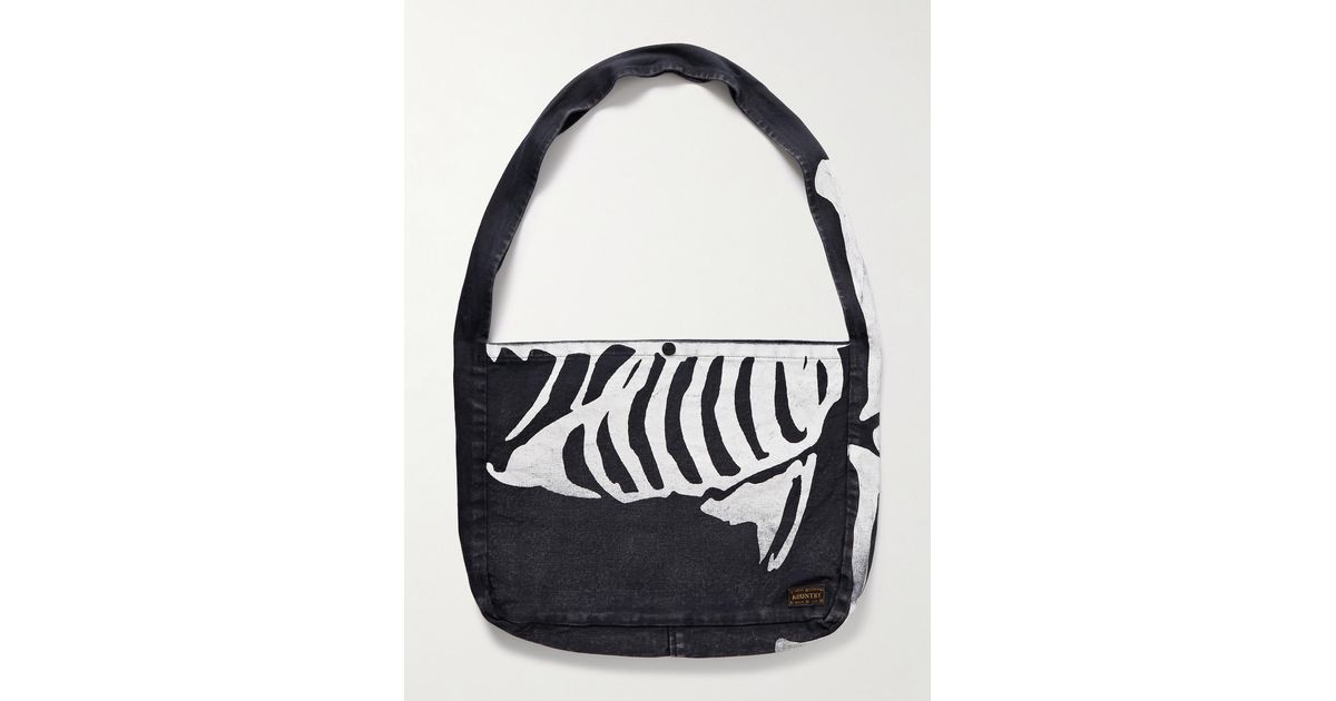 Kapital Kountry Printed Denim Tote Bag in Blue for Men | Lyst UK
