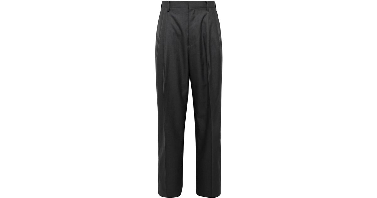 AURALEE 17AW PANTS WIDE KERSEY WOOL 