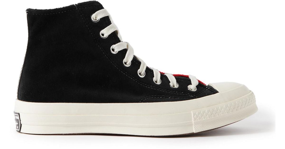 Converse Beyond Retro Chuck 70 Upcycled Two-tone Velvet High-top Sneakers  in Black for Men | Lyst