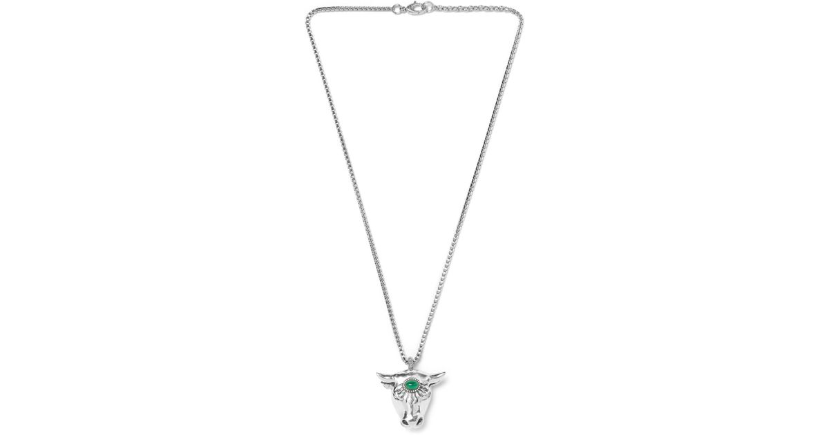 gucci bull head necklace