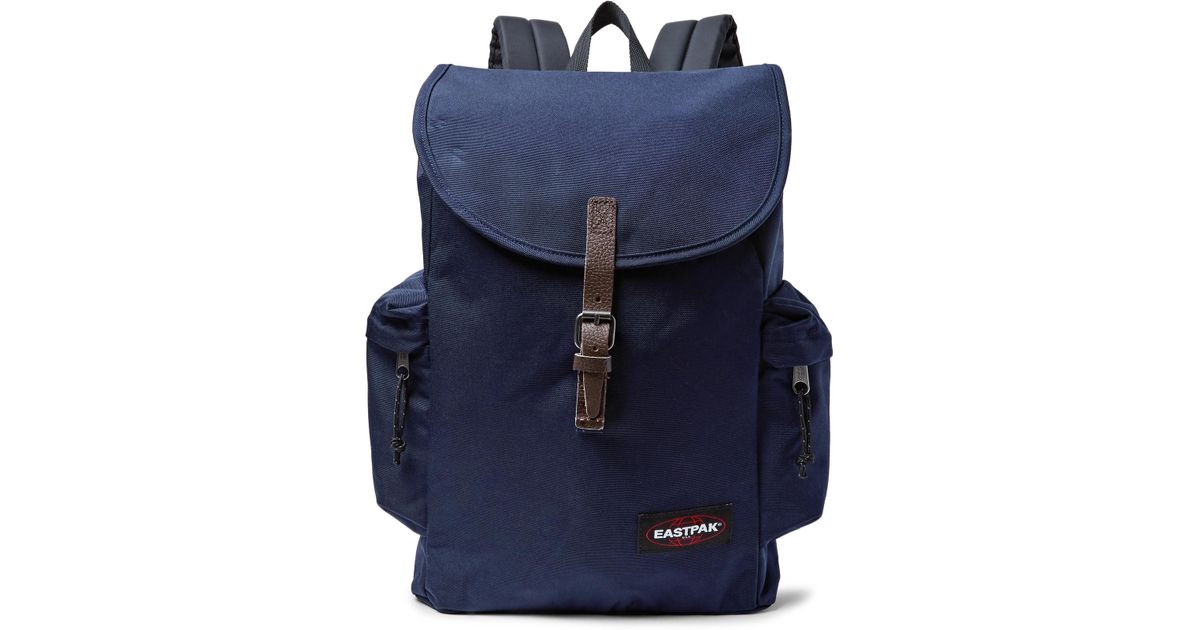 Eastpak Austin Nylon Backpack in Blue for Men | Lyst