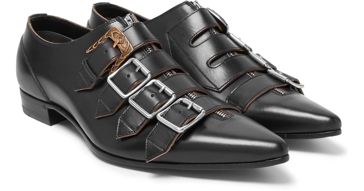 gucci monk strap shoes