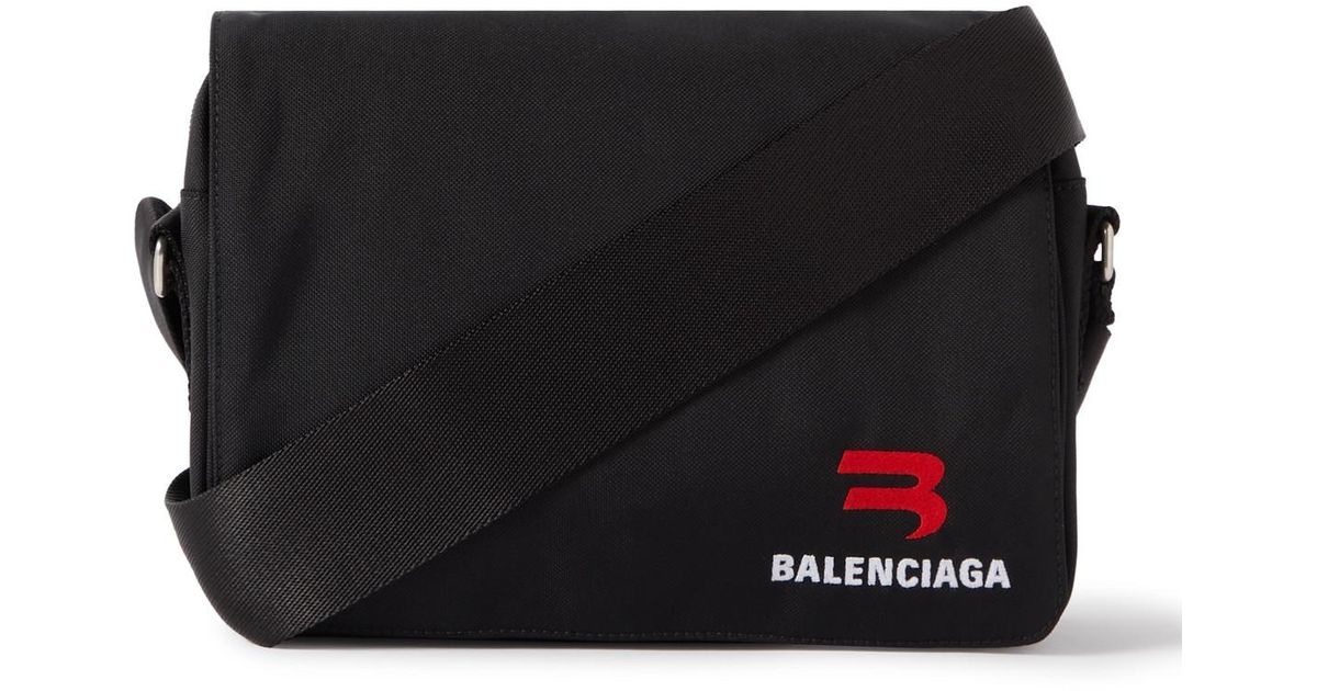 Balenciaga Synthetic Explorer S Logo-embroidered Recycled-nylon