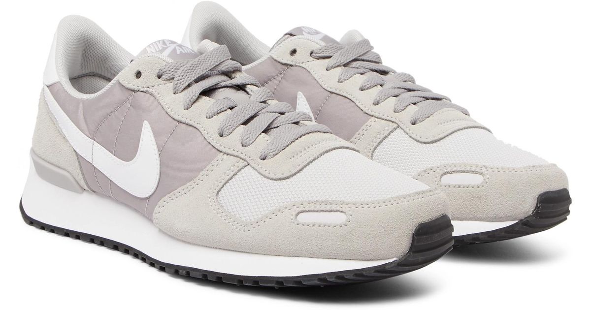 nike air vortex suede nylon and mesh sneakers