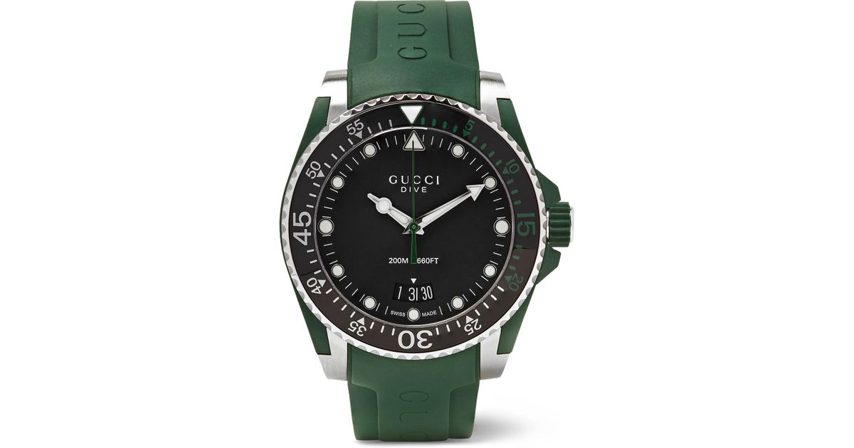 gucci dive 40mm mens watch