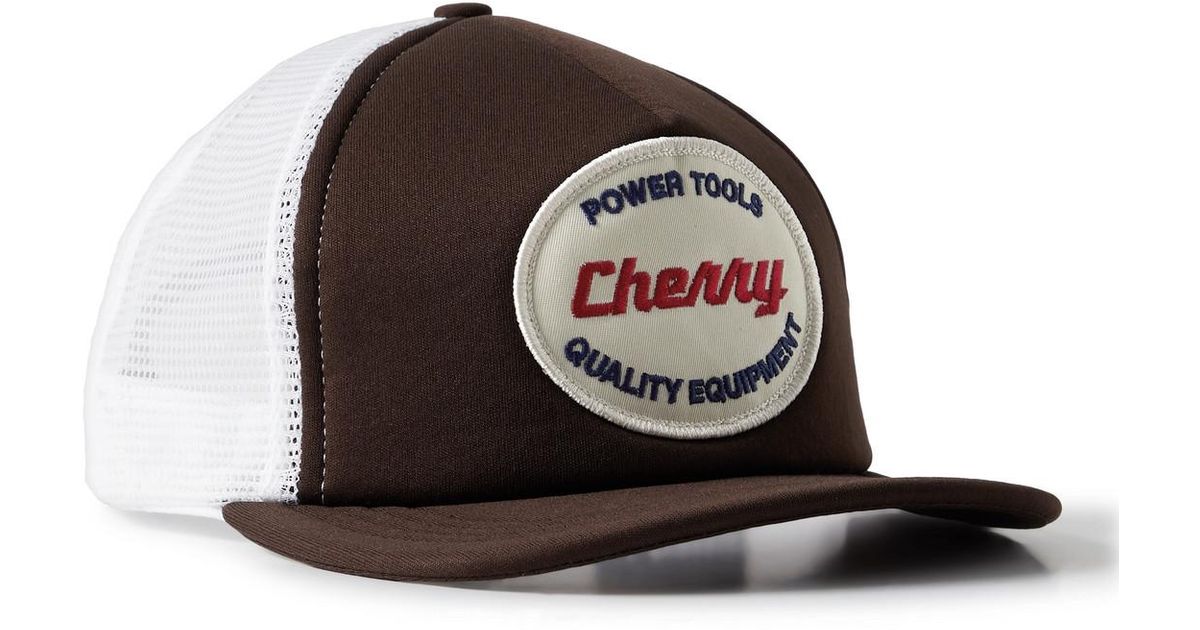 Cherry LA Power Tools Mesh Trucker Hat in Blue White CHERRY LA] Power Tools Mesh Trucker (Royal) - CHERRY LA | 리켓 main image 3