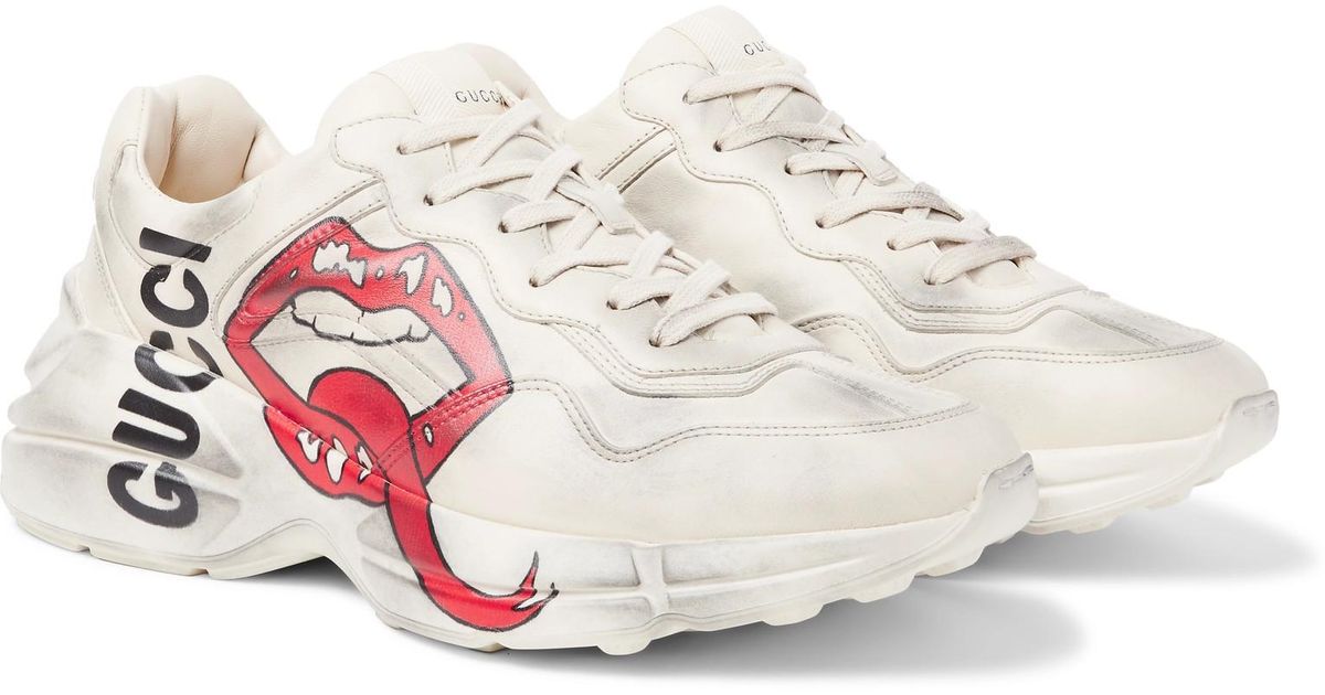 distressed sneakers gucci