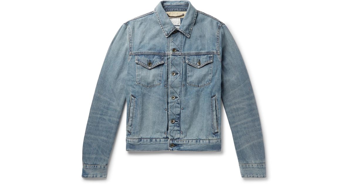 rag and bone selvedge denim jacket