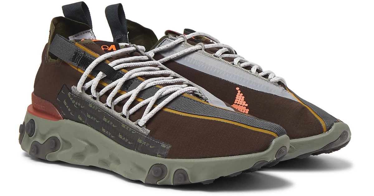 react runner wr ispa ripstop sneakers