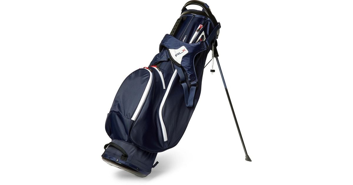 RLX Ralph Lauren Ripstop Golf Bag in Blue for Men | Lyst