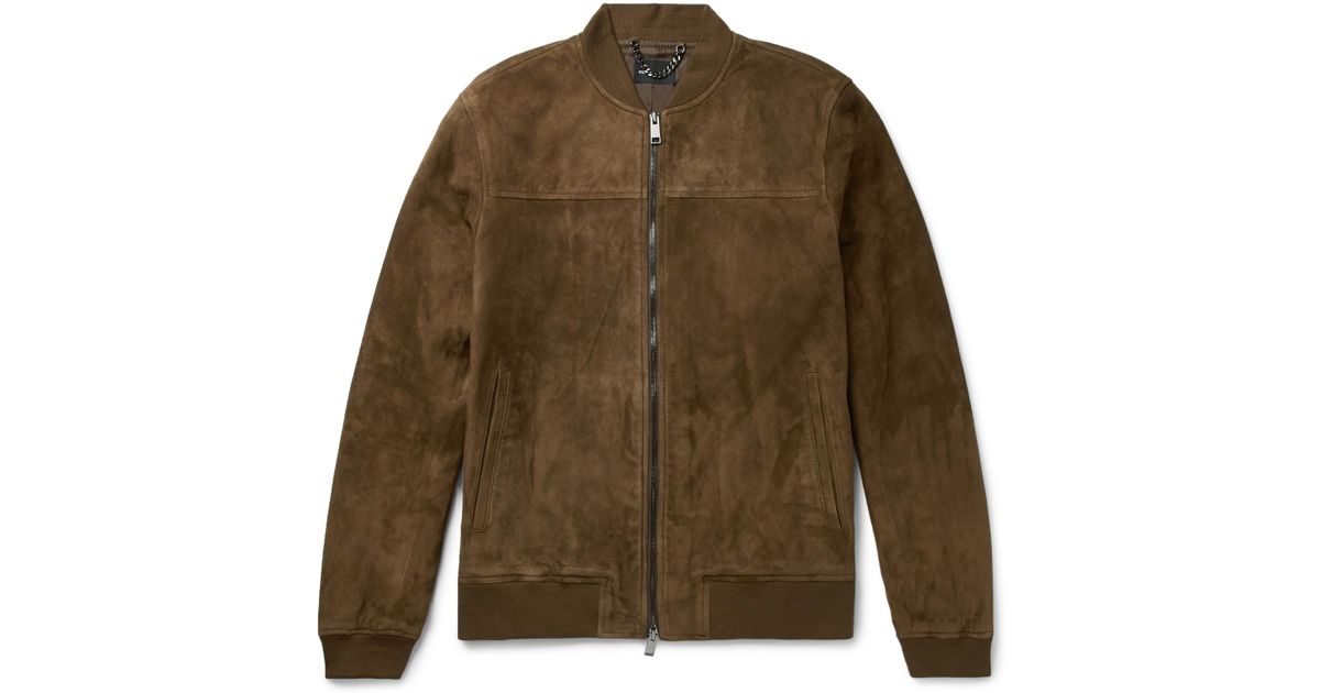 club monaco suede jacket